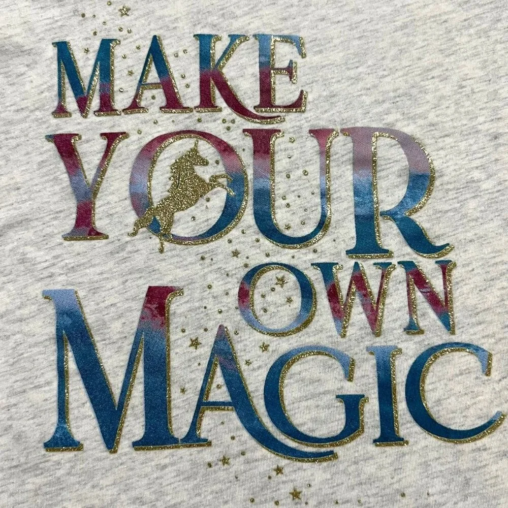 Carter's Sz 5 Make Your Own Magic Unicorn Hooded Shirt